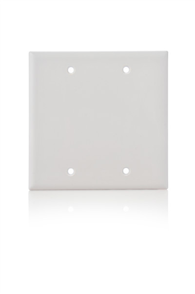 Blank Wall Plate,Two Gangs