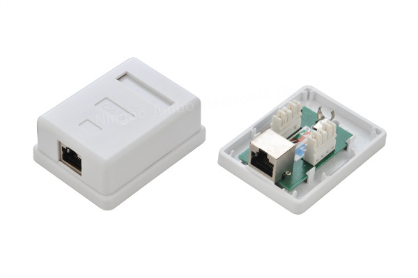 FTP Cat.5e Single Port Surface Mount Box