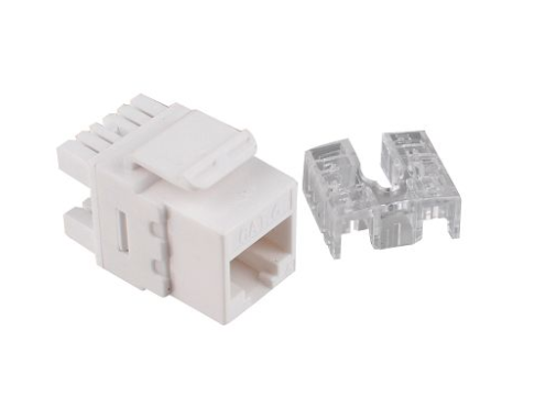 UTP RJ45 Cat.5e 180 Degree Keystone Jack