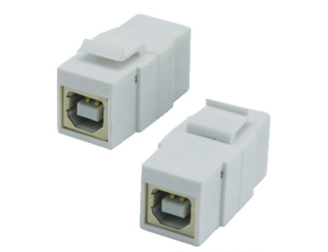 USB2.0 (B-B)Keystone Wallplate Insert