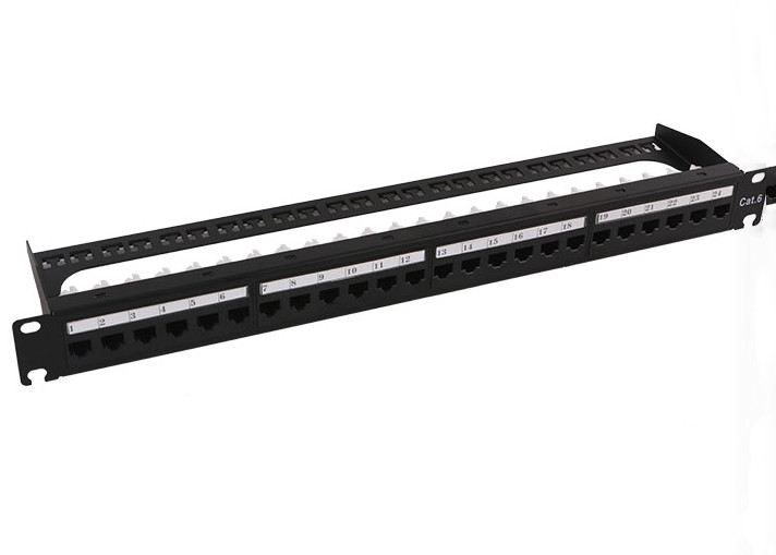 UTP Cat.6A 24 Ports blank Patch Panel