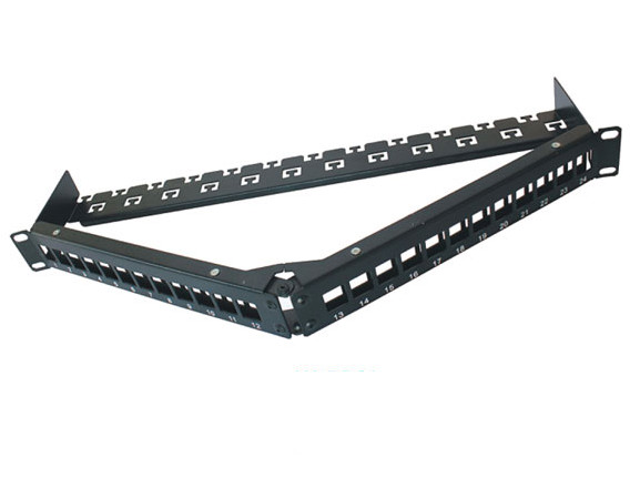 24 Ports Shielded Blank Patch Panel(V type)