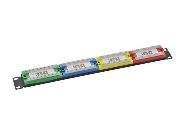 UTP Cat.5e Patch Panel 45 degree