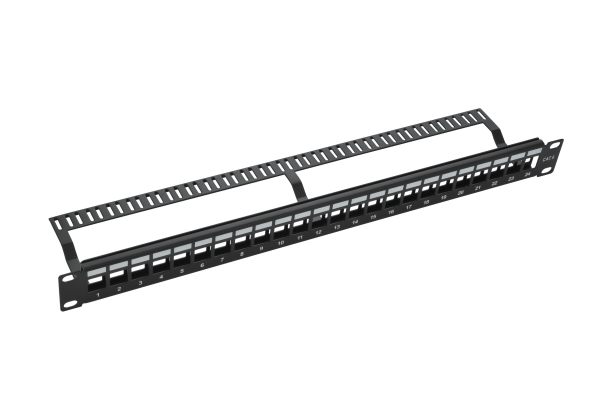 19” 1U 24 Ports Blank Patch Panel