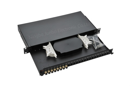 19” cabinet optic fiber distribution box