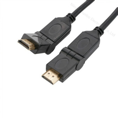 Rotate 180 degree HDMI to HDMI Cable