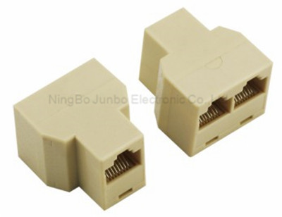 Modular Triplex Adapter 6P2C/4C/6C 8P8C