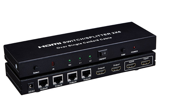 2X6 HDMI Switcher/Splitter