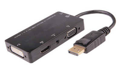 4 in 1 DisplayPort to HDMI DVI VGA Audio Cable