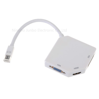 3in1 Mini DisplayPort Male to HDMI DVI VGA Cable