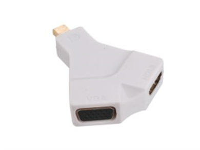 Mini DP Male to HDMI Female + VGA adapter