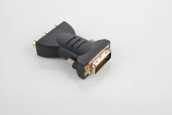 DVI(24+1) Male to 3 RCA Female Adapter