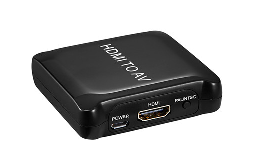 Plastic HDMI to AV Converter