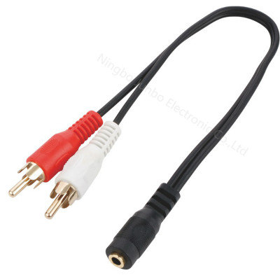 3.5mm Stereo Jack to 2RCA Plug Cable