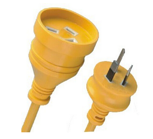 SAA Power Cord With Extension Lead Socket