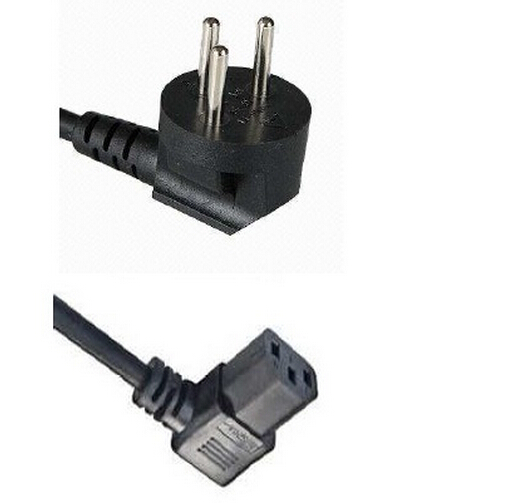 Israel Angled Power Cord